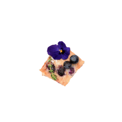 Bizcocho vegano arandanos